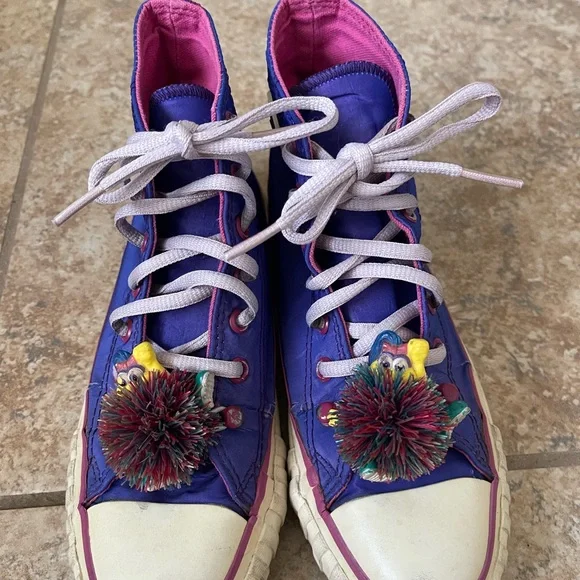 Converse Purple and Pink KOOSHball High-Tops - Picture 3 of 5